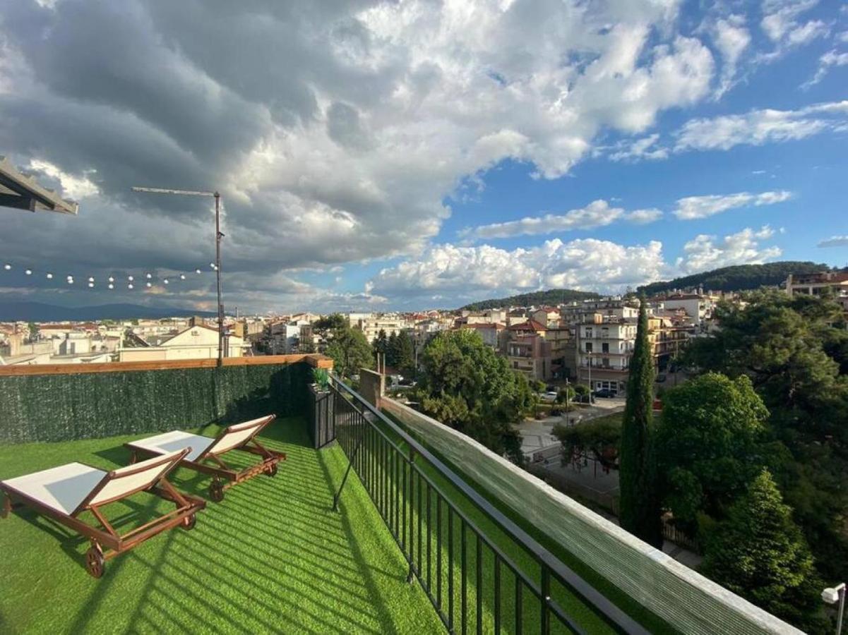 Rooftop Apartment With Garden In Ioannina Exterior foto
